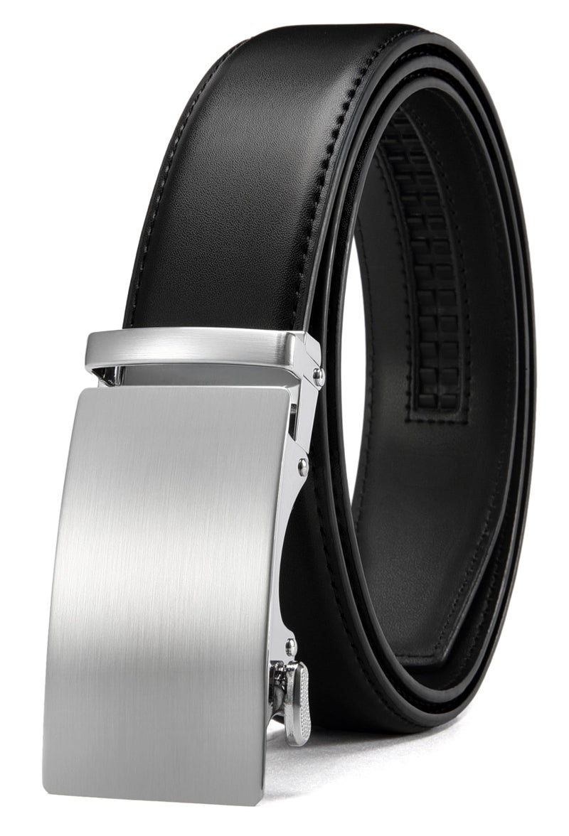 CHAOREN Mens Belt - Mens Ratchet Belt Leather 1 3/8" for Dress Pant - Micro Adjustable Belt Fit Everywhere - Image 1